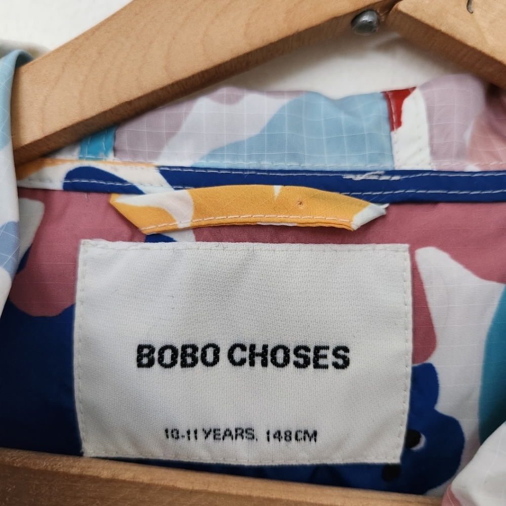 Dinos All Over Rain Jacket By Bobo Choses Size 10/11 Boy Or Girl - Picture 9 of 9